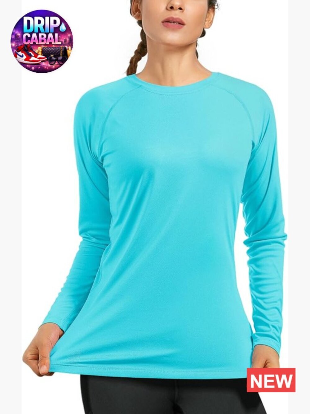 UPF 50+ UV Sun Protection Long Sleeve Rash Guard Swim Shirt Athletic Top